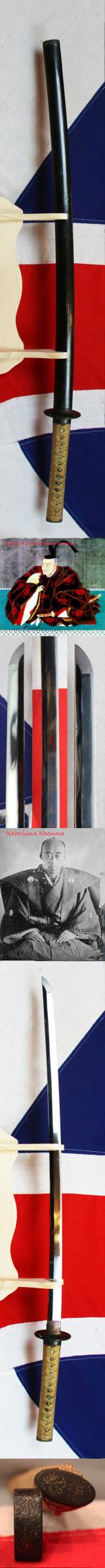 An Amazing Samurai Long-Sword Katana.Signed, Hizen kuni Dewa no kami Yukihiro Circa 1670 Made For the Nabeshima Clan. Yukihiro Acquired the Title of Dewa Daijo in 1648 & Was Ranked Up to Dewa (No) Kami in 1663. (Governor of Dewa Province)