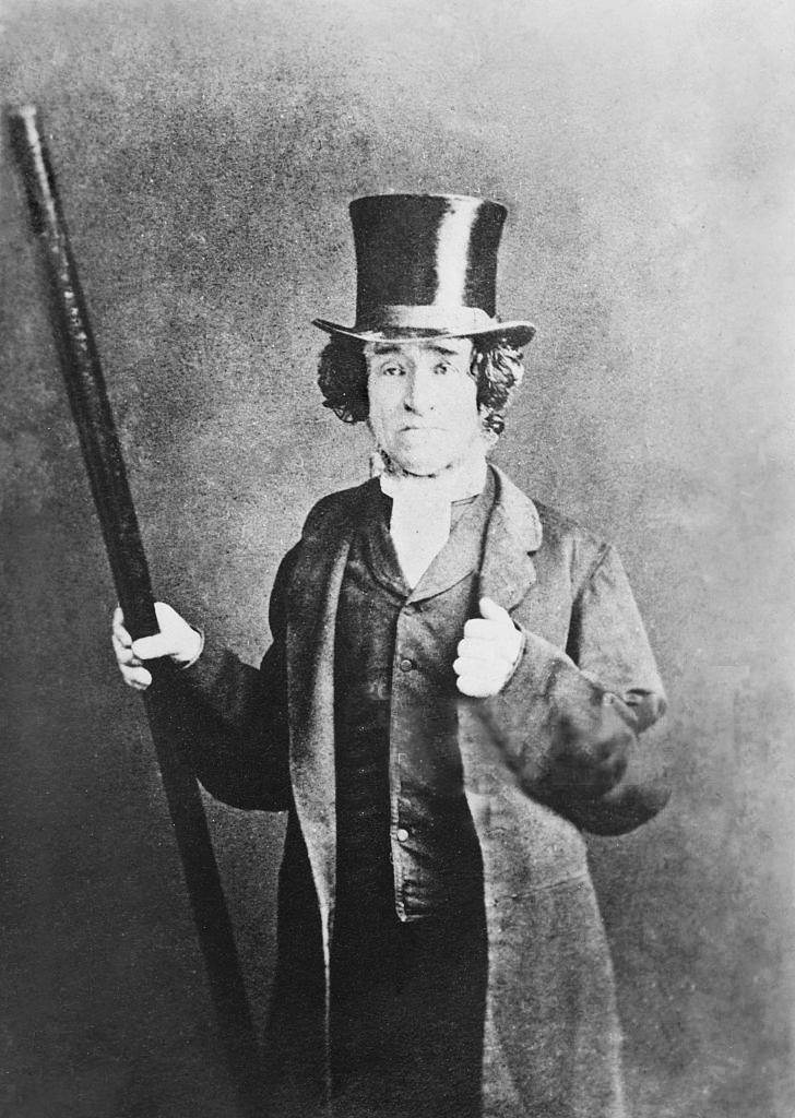 Very Rare, Possibly the Oldest Surviving Example in Existence, From The 18th Century, King George IIIrd 'Bow Street Runner's' Thief-Taker's or Beadle's Quarterstaff With Royal Crest From the Century Before the Founding of The Earliest British Police