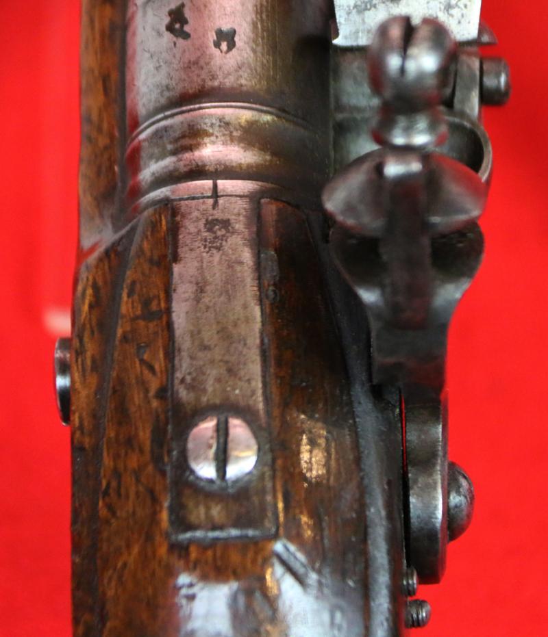 A Superb 'Tower of London' Made Front Line Regimental British Light Dragoon & Hussars Flintlock Pistol Circa 1802 Napoleonic Wars, Peninsular War and Waterloo Service use