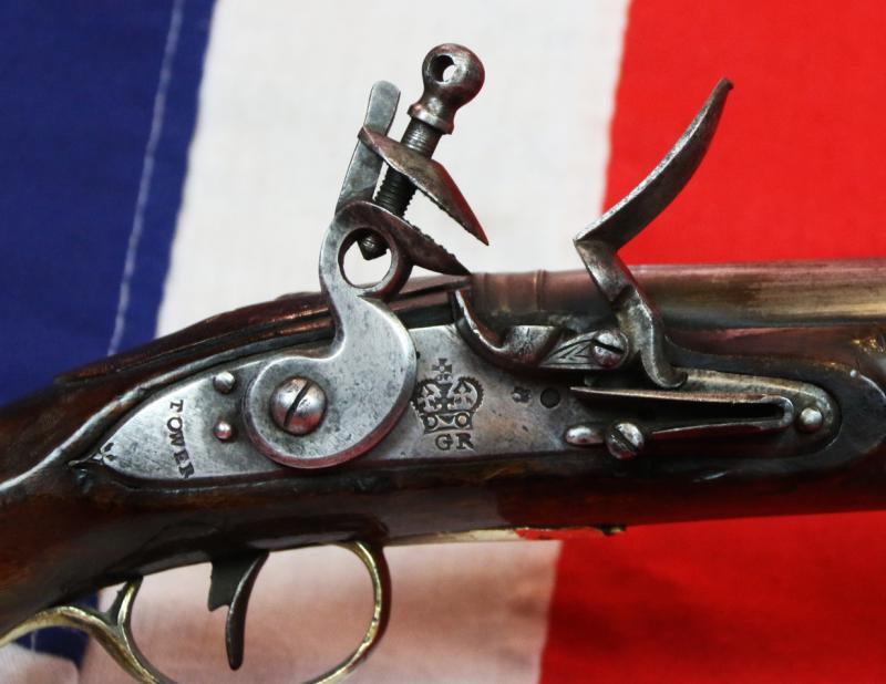 A Superb 'Tower of London' Made Front Line Regimental British Light Dragoon & Hussars Flintlock Pistol Circa 1802 Napoleonic Wars, Peninsular War and Waterloo Service use