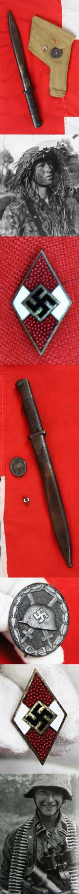 A British Officer's Webbing Service Revolver Holster Government Issue Dated 1942 A Souvenir of a British Normandy Veteran 9th Battalion Cameronians {Scottish rifles} Combat Against 12th SS Hitlerjugend Panzergrenadiers