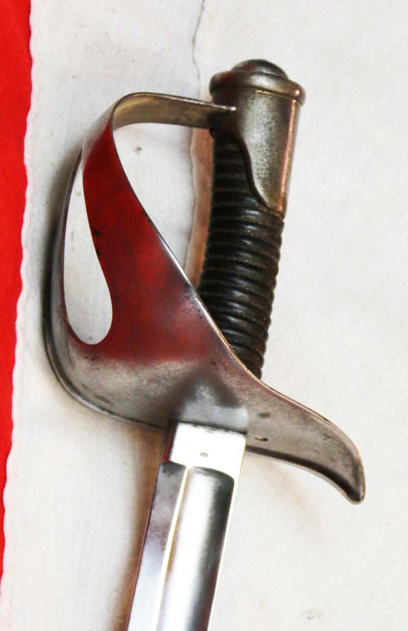 Italian Heavy Cavalry Sabre Modello 1860 Manufactured For The Royal Horse Carabineers & Cavalry Troopers. The Famous Sword of the Revolutionary General Garibaldi's Cavalry. He Is Represented By His Life Size Statue in New York Holding His Identical Sabre