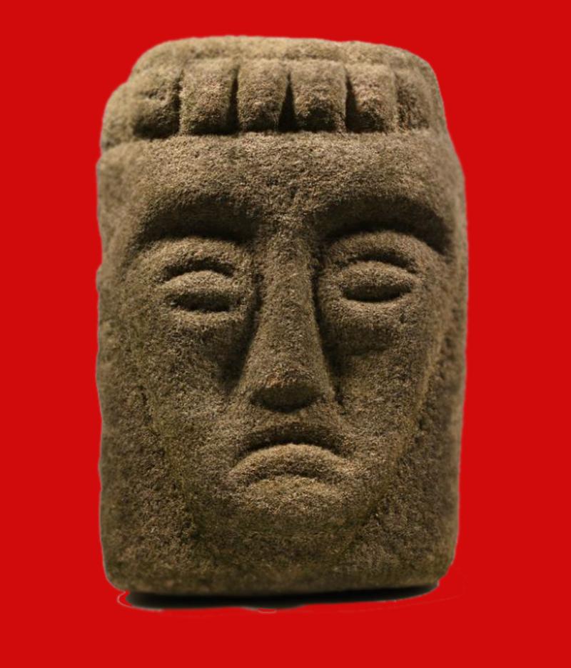 A Simply Outstanding Norman Period Medieval Sculpture Circa 11th Century. A Biblical Portrait Bust From The Old Testament. Likely Removed From a Norman Church or Monastery In the Dissolution of the Monasteries