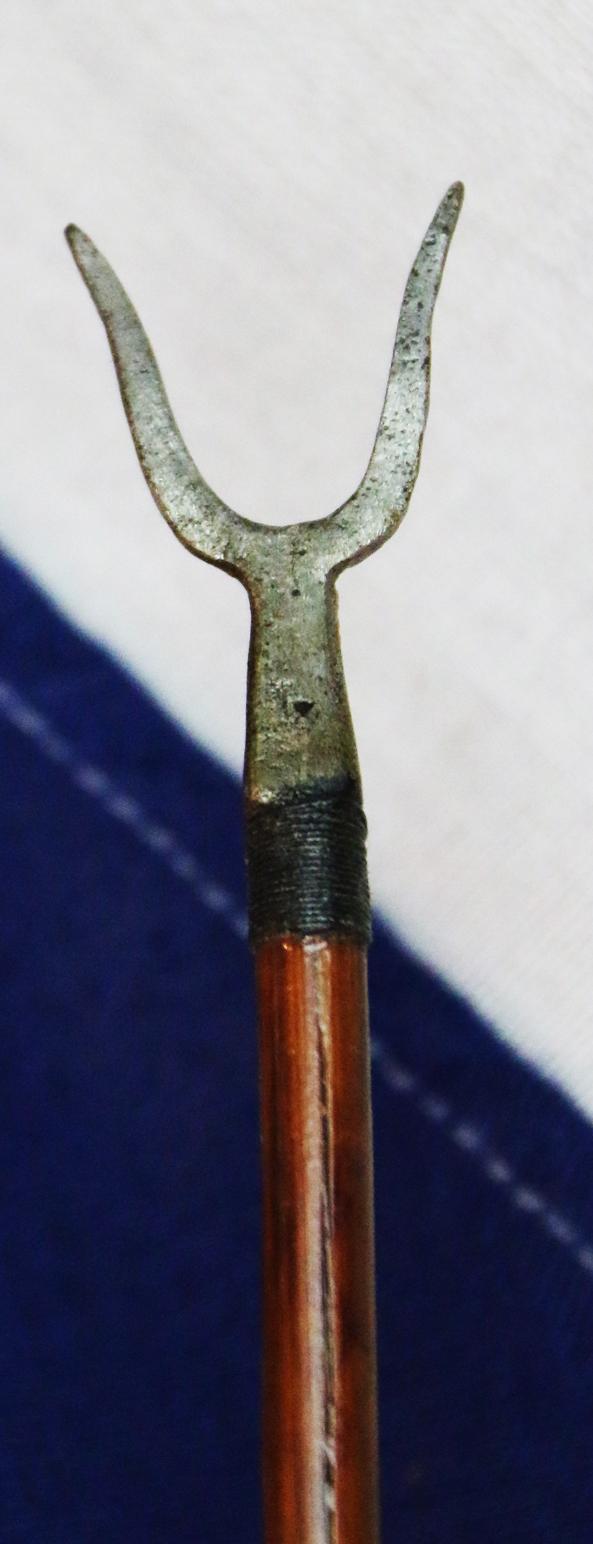 A Rare, Antique, Kamakura, {鎌倉時代}, Kamakura Jidai, 1185–1333 Style, Ageha 'V' Shaped 'Swallow Tail' Arrow Of Yadake Bamboo, With Sea Eagle Flights and Steel Head