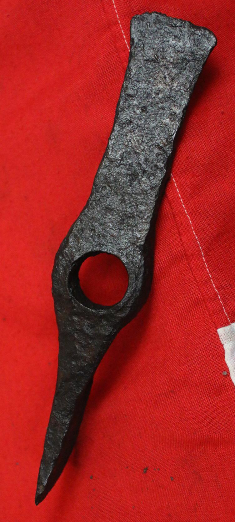 3rd Century Roman Axe-Adze 'Dolabra' Roman Empire to Byzantine Period For The Construction of Military Forts & Bridges, To The Making of Seige Weapons, Such as Catapulta and Ballista In Times Of Combat Used From the 3rd to 14th Century. A Tool & Weapon