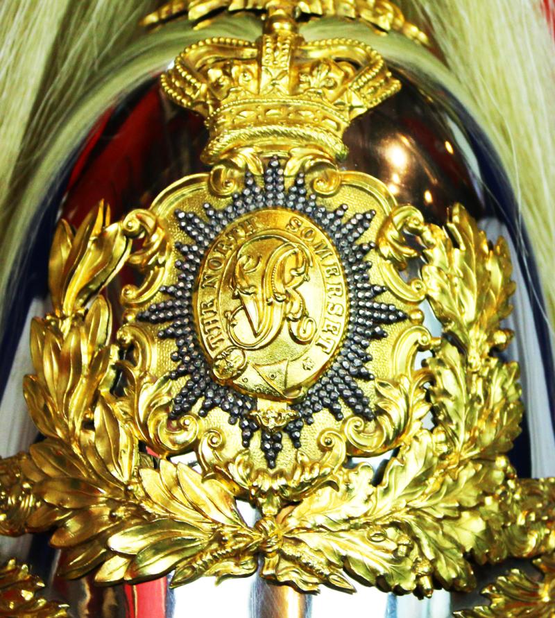 A Near Mint And Truly Magnificent, Early Victorian, 1847 Albert Pattern, British North Somerset Regimental Officer's Cavalry Helmet. Possibly The Best Original Example Outside Of The Royal Collection. Original, Crimean War Period