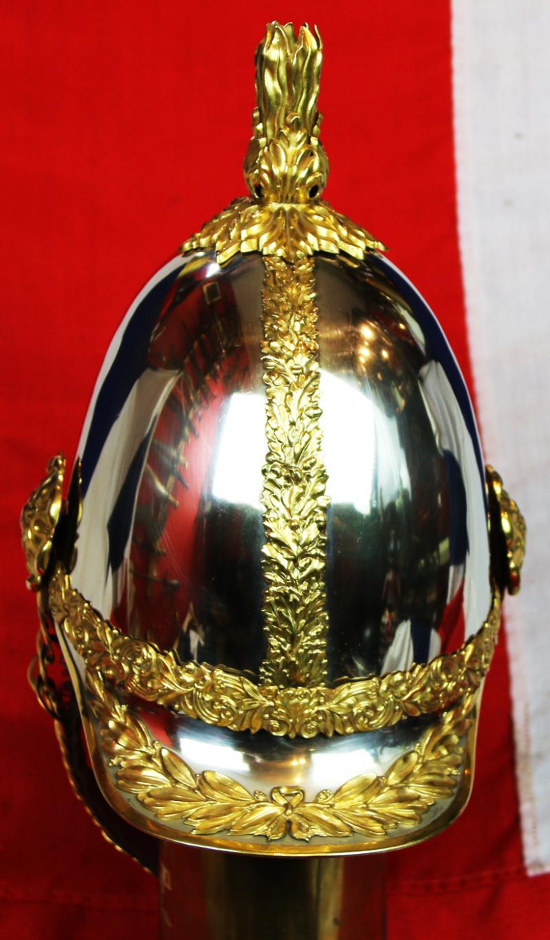 A Near Mint And Truly Magnificent, Early Victorian, 1847 Albert Pattern, British North Somerset Regimental Officer's Cavalry Helmet. Possibly The Best Original Example Outside Of The Royal Collection. Original, Crimean War Period