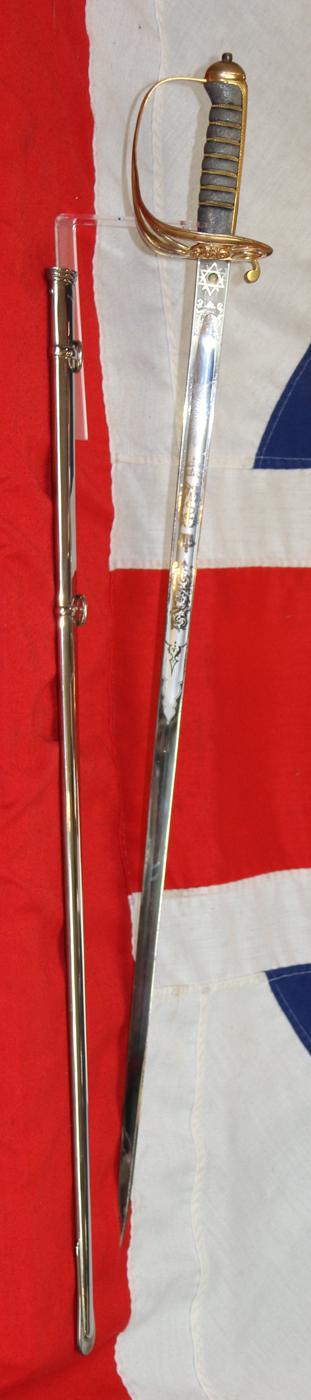 A Wonderful, Victorian Surgeon’s Royal Army Medical Corps {RAMC} Officer's Sword In Pristine, Museum Grade, & Near Mint Condition. An Example So Fine It that Would Likely Be Literally Impossible to Improve Upon
