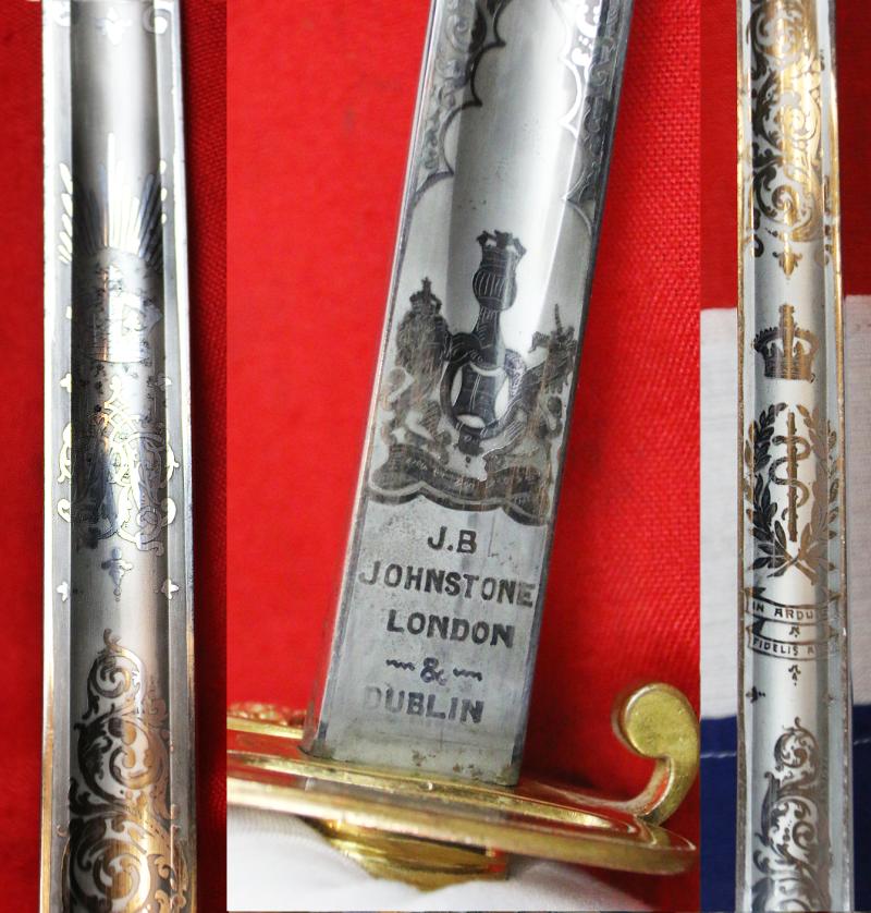A Wonderful, Victorian Surgeon’s Royal Army Medical Corps {RAMC} Officer's Sword In Pristine, Museum Grade, & Near Mint Condition. An Example So Fine It that Would Likely Be Literally Impossible to Improve Upon