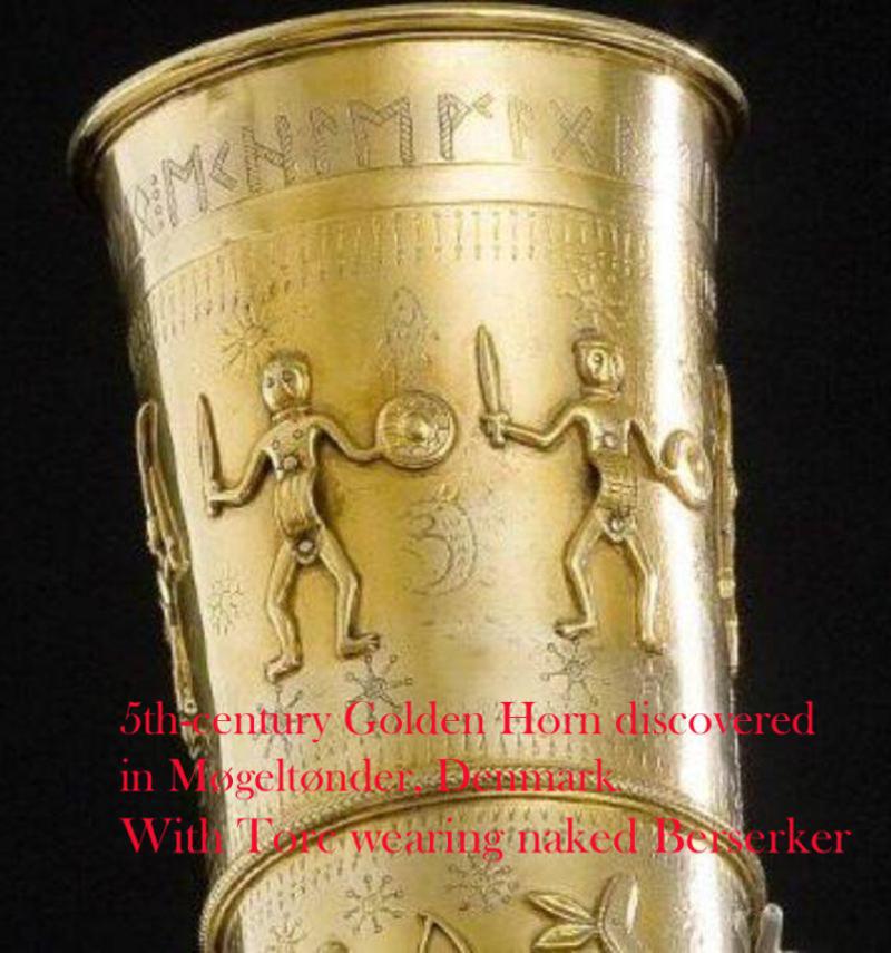 An Original Very Rare Neck Torc of a Legendary, Notorious & Terrifying Viking Mercenary Warrior, A Spectacular, Original & Ancient Viking 'Berserker's' Status Neck Adornment in Bronze. Even the Fiercesome Viking's Were in Fear Of Them. 1200 Years Old
