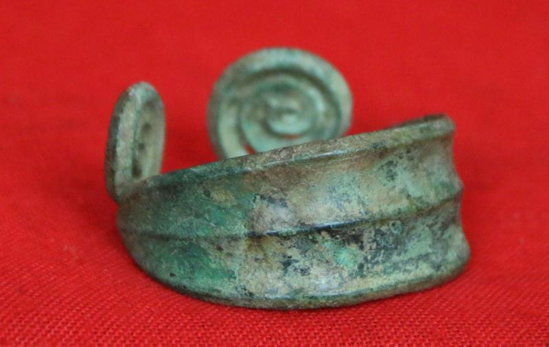 A Remarkably Beautiful & Elegant Proto Celtic Bronze Age Bracelet Circa 2600 Years Old. That Continued Use Into Era Of The Great Iceni Celtic Queen Boudica. And, The Bracelet That Inspired Gustav Klimt One Of The Greatest Art Nouveau Artists In The World