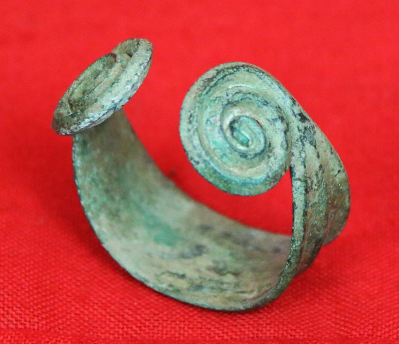 A Remarkably Beautiful & Elegant Proto Celtic Bronze Age Bracelet Circa 2600 Years Old. That Continued Use Into Era Of The Great Iceni Celtic Queen Boudica. And, The Bracelet That Inspired Gustav Klimt One Of The Greatest Art Nouveau Artists In The World