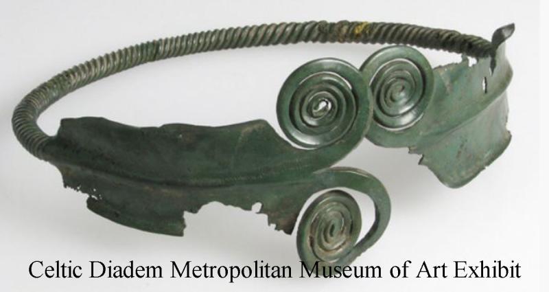 A Remarkably Beautiful & Elegant Proto Celtic Bronze Age Bracelet Circa 2600 Years Old. That Continued Use Into Era Of The Great Iceni Celtic Queen Boudica. And, The Bracelet That Inspired Gustav Klimt One Of The Greatest Art Nouveau Artists In The World