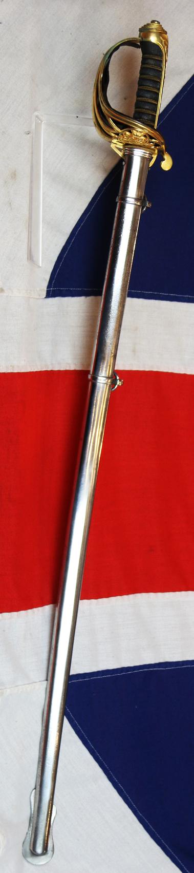 Very Fine & Beautiful, Victorian, ‘Scottish’ Officer's Sword of Presentation Grade, 29th Lanarkshire Regt. Volunteers. Presented By His Company to Captain Hincksman in 1875.Identical to The Sword Used by Lt Bromhead at Rorke's Drift