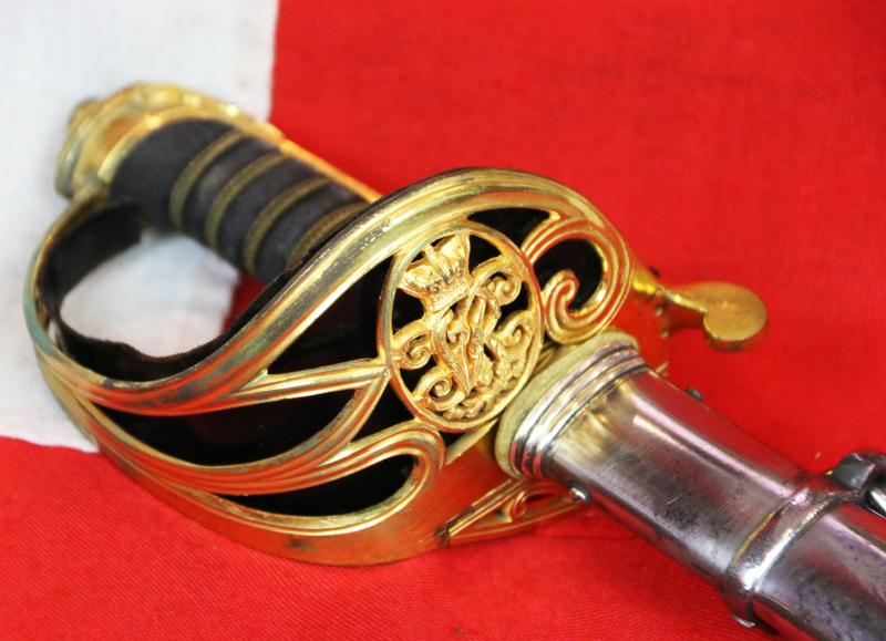 Very Fine & Beautiful, Victorian, ‘Scottish’ Officer's Sword of Presentation Grade, 29th Lanarkshire Regt. Volunteers. Presented By His Company to Captain Hincksman in 1875.Identical to The Sword Used by Lt Bromhead at Rorke's Drift