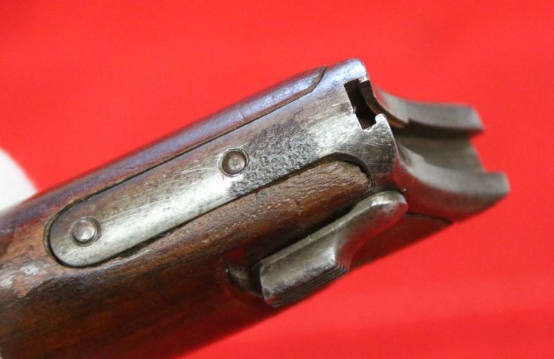 A Beautiful Quality 'Commercial' Walnut Gunstock For an Imperial German Luger Semi Auto Pistol, Likely the Long Barrel Navy or Artillery Luger. These Luger Accessories Are Now Pretty Rare & Turn Up Most Infrequently.