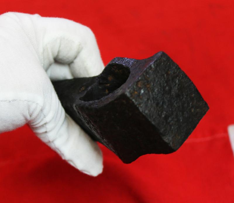 A Fabulous, Rare, Original, Ancient Viking Wrought Iron Battle Hammer-Axe. Around 1100 to 1200 Years Old. Discovered During An Old Excavation at York in 1872. Typography Wheeler TypeIV From The Earliest Period of The Viking Incursions Into England